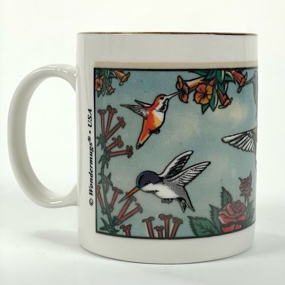 Hummingbirds Magic Mug | Wondermugs USA Color Changing Coffee Bird Mug - Picture 3 of 9
